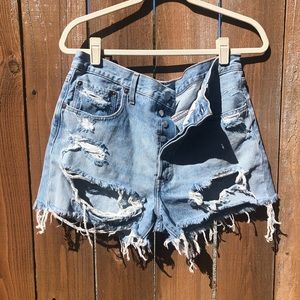Levi’s 501 High Rise Shorts Size 31